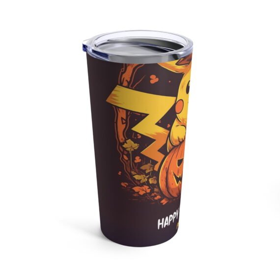 Halloween Pika Pumpkin Gaming Tumbler 20oz - Image 2