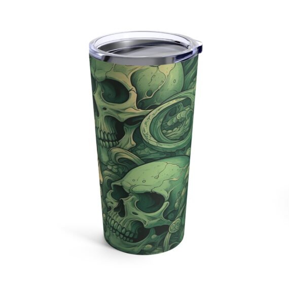 Skulls Green Vibes Tumbler 20oz - Image 4