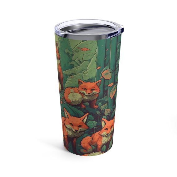 Fox Family Comes First Tumbler 20oz - Image 3