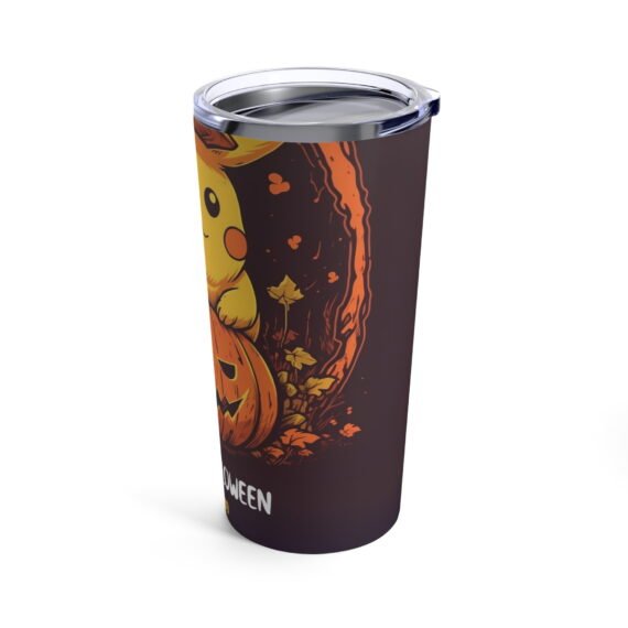 Halloween Pika Pumpkin Gaming Tumbler 20oz - Image 3