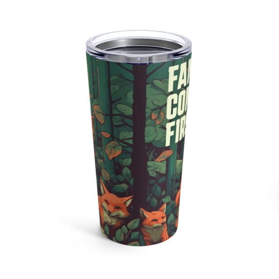 Fox Family Comes First Tumbler 20oz - Image 2