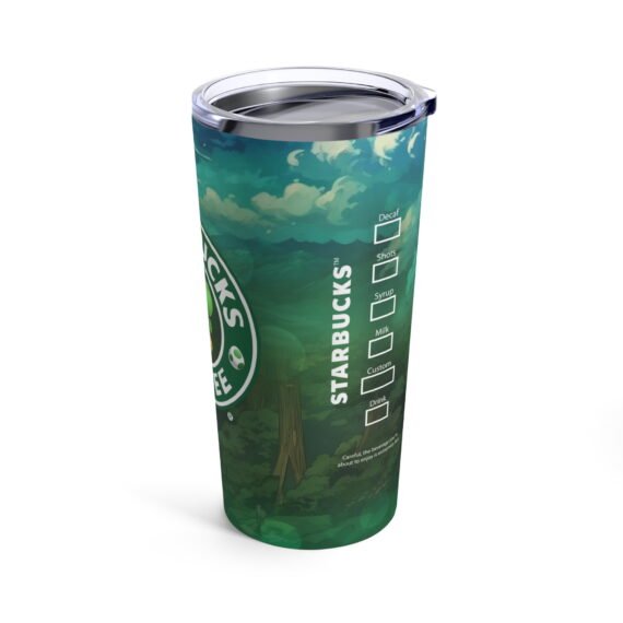 Gaming Green Dinosaur Starbucks Tumbler 20oz - Image 4