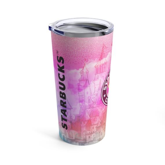 Peach Starbucks Tumbler 20oz - Image 3