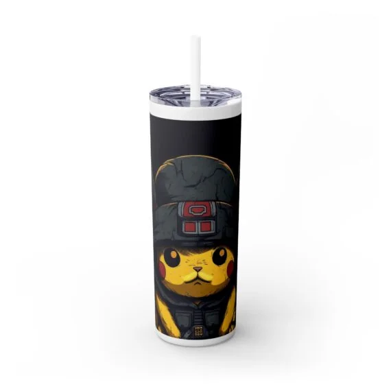 Darth Pika Skinny Tumbler with Straw 20oz