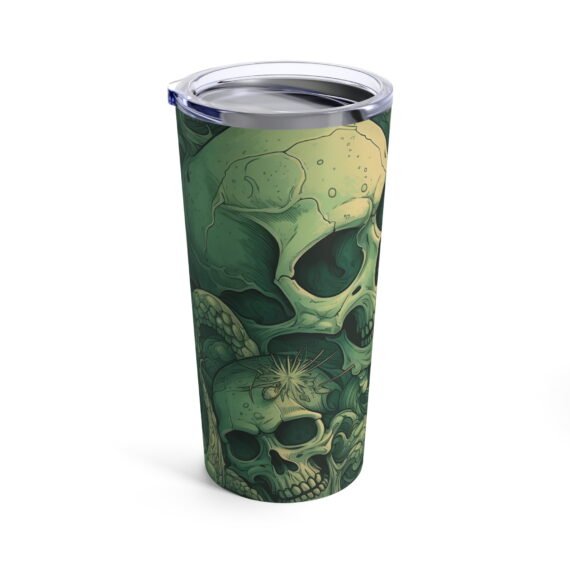 Skulls Green Vibes Tumbler 20oz - Image 3